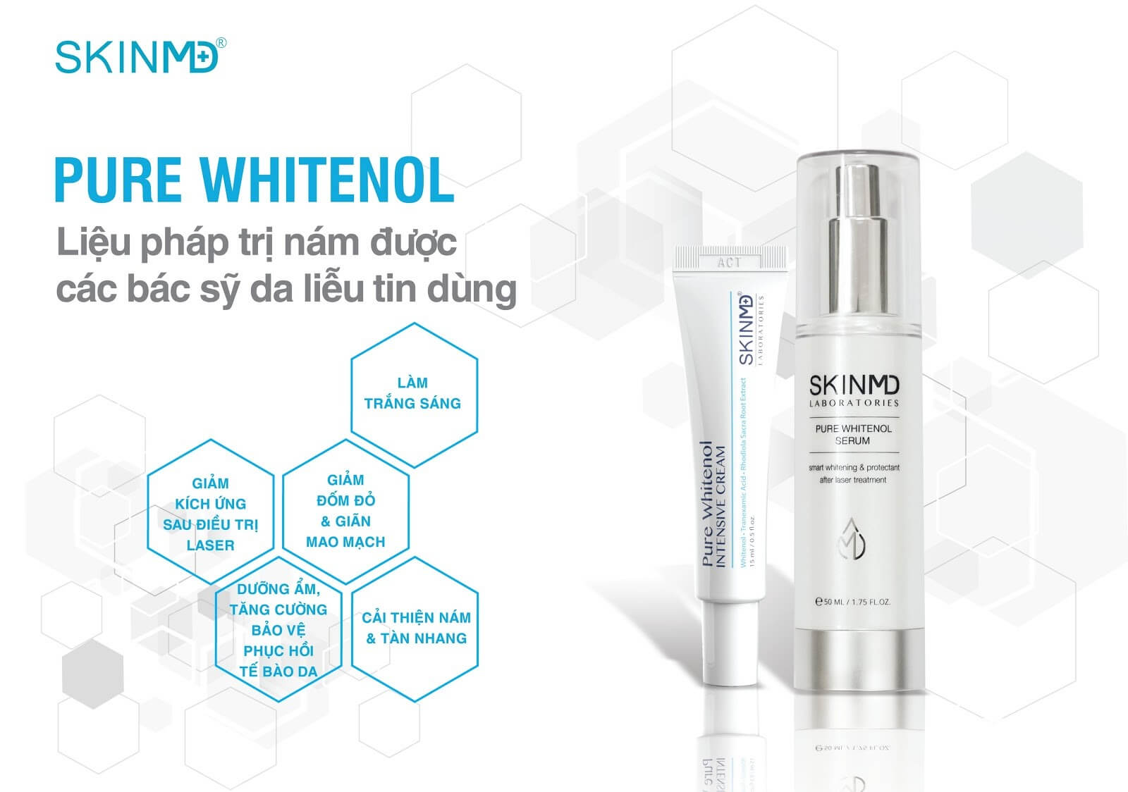 Mỹ phẩm Skin MD vitamin c trị nám