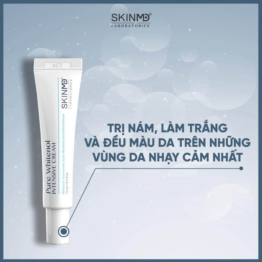 Kem dưỡng trắng da mặt hiệu quả nhất skinmd