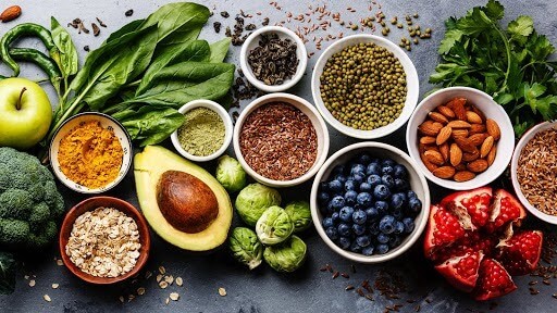 Sử dụng các thực phẩm lành mạnh