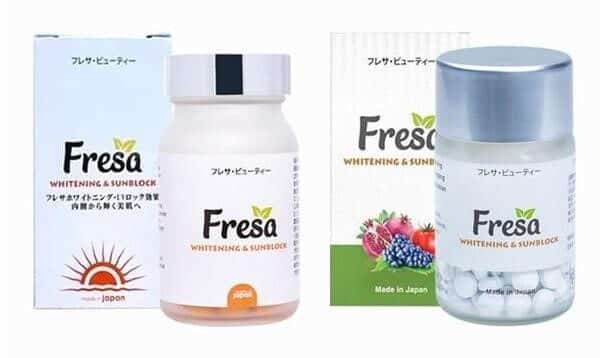 Viên uống Fresa – Whitening và Sunblock chống nắng trắng da