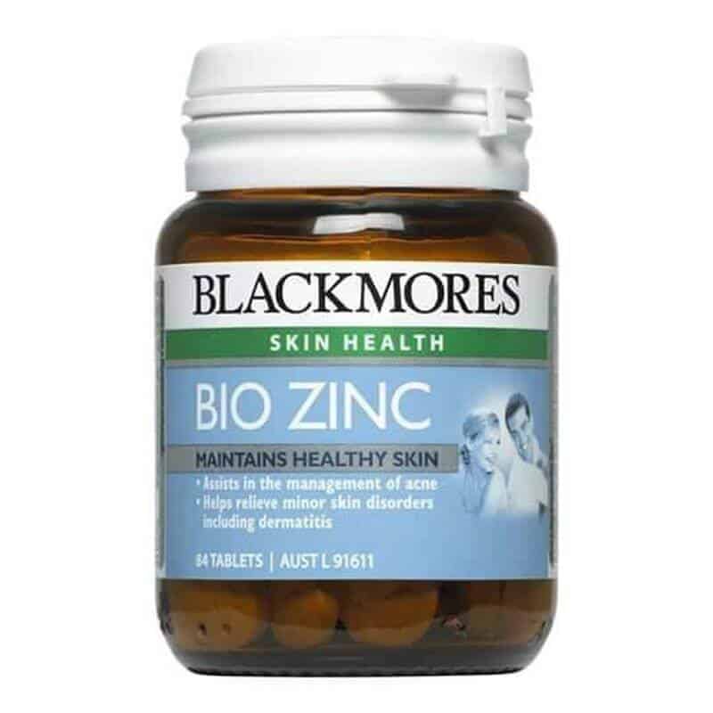 Viên uống bổ sung kẽm Blackmores Bio Zinc thường được các bác sĩ nước ngoài khuyên dùng